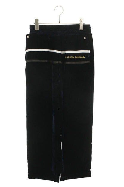 Chrome Hearts Velvet Tracksuit Pants Navy Size 30