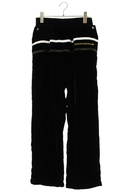 Chrome Hearts Velvet Tracksuit Pants Black Size 30