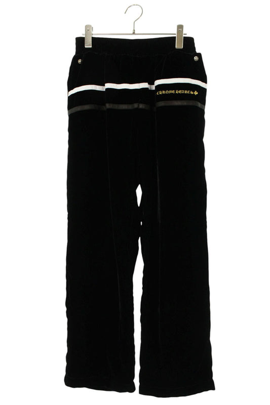 Chrome Hearts Velvet Tracksuit Pants Black Size 30