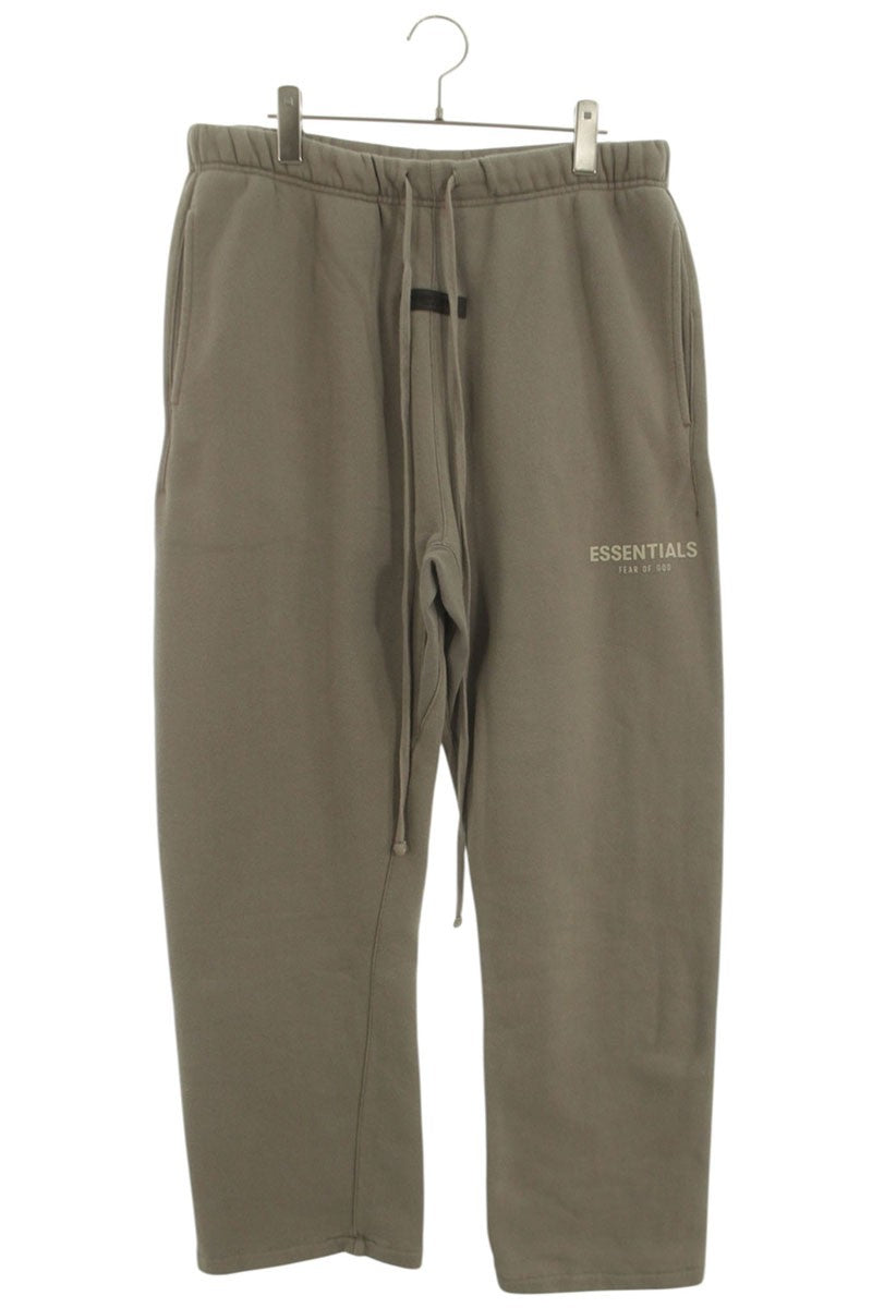 FOG Essentials Logo Patch Sweatpants Beige Size 34