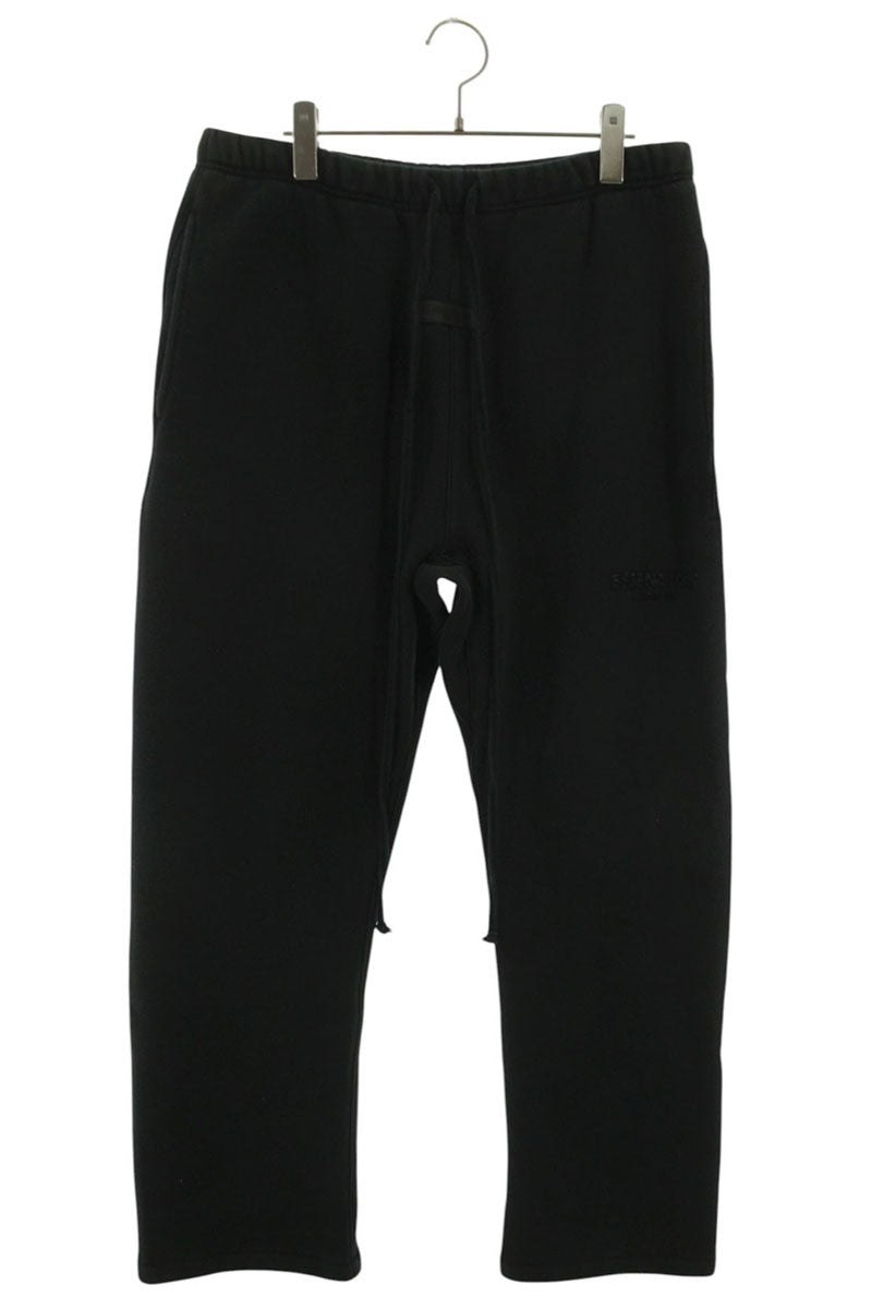 FOG Essentials Logo Patch Sweatpants Black Size 34