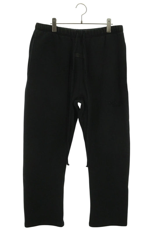 FOG Essentials Logo Patch Sweatpants Black Size 34