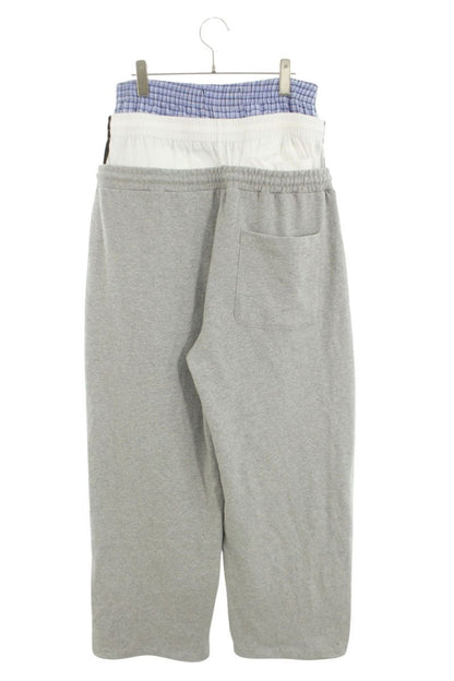 PROJECT G/R LAYERED SWEAT PANTS Gray Size 1
