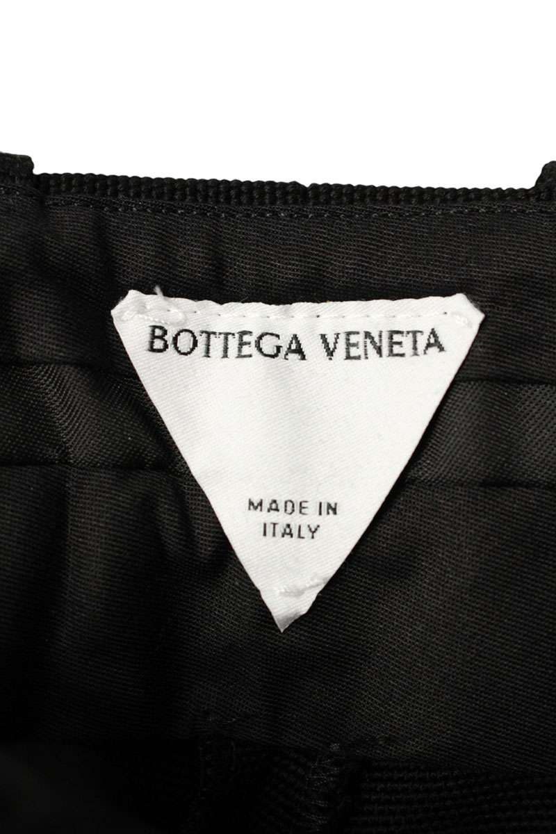 Bottega Veneta Roll-Up Cotton Trousers Black Size 36