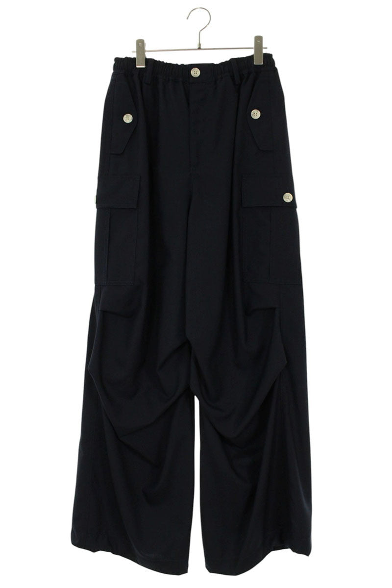 Marni Navy Wool Worker Pants Size 33