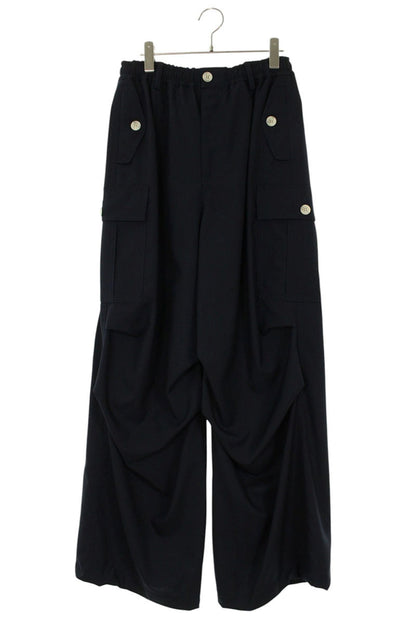 Marni Navy Wool Worker Pants Size 33