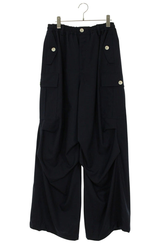 Marni Navy Wool Worker Pants Size 33