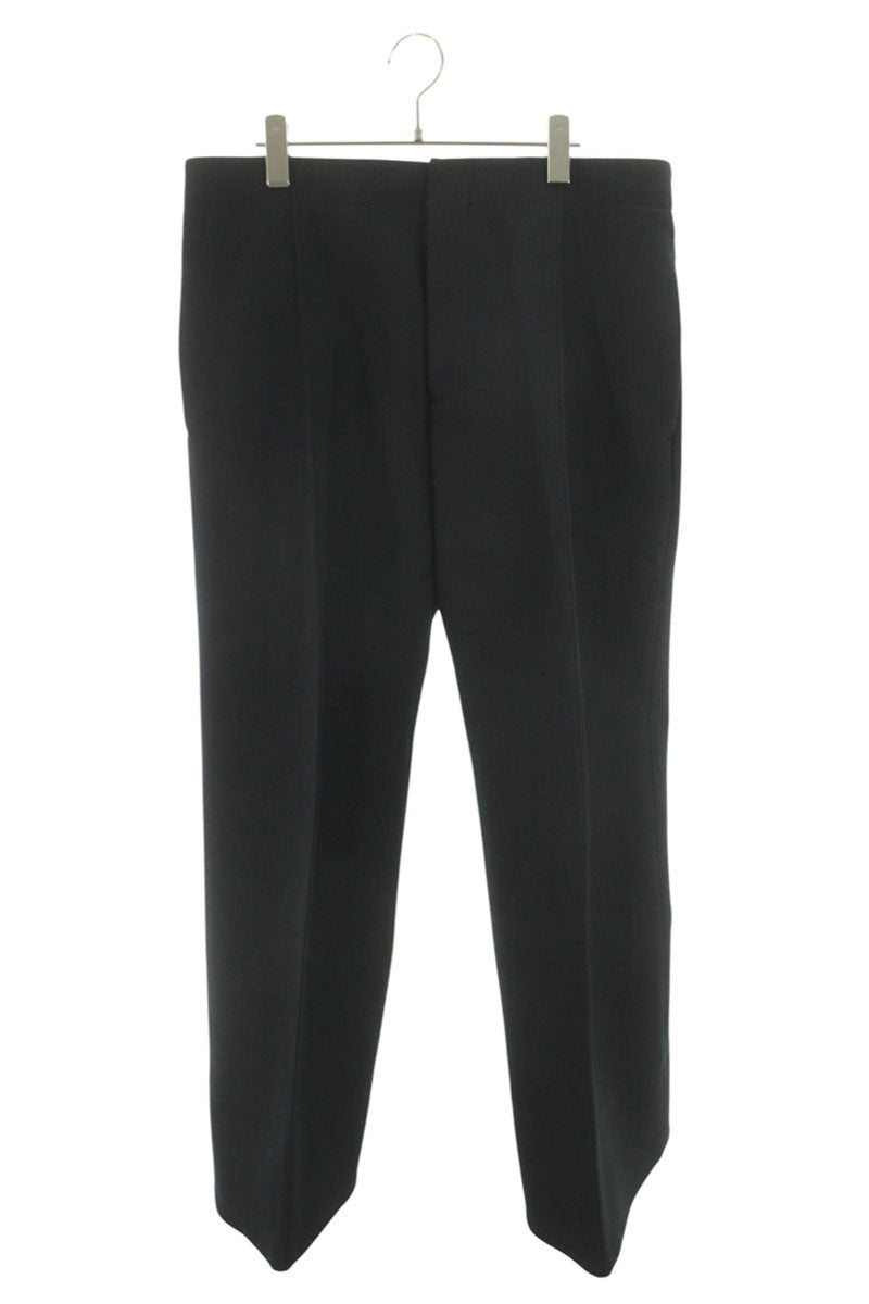Bottega Veneta Black Curved Wool Blend Pants Size 38