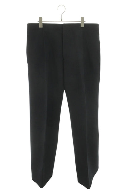 Bottega Veneta Black Curved Wool Blend Pants Size 38