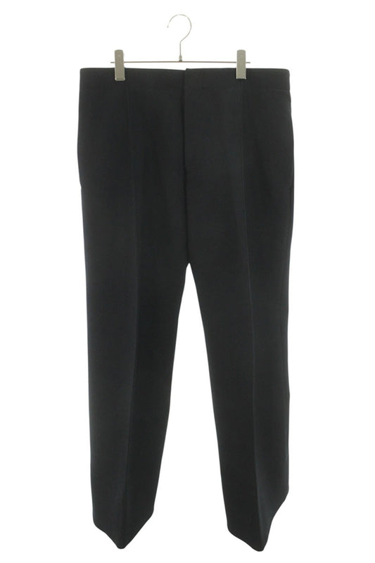 Bottega Veneta Black Curved Wool Blend Pants Size 38