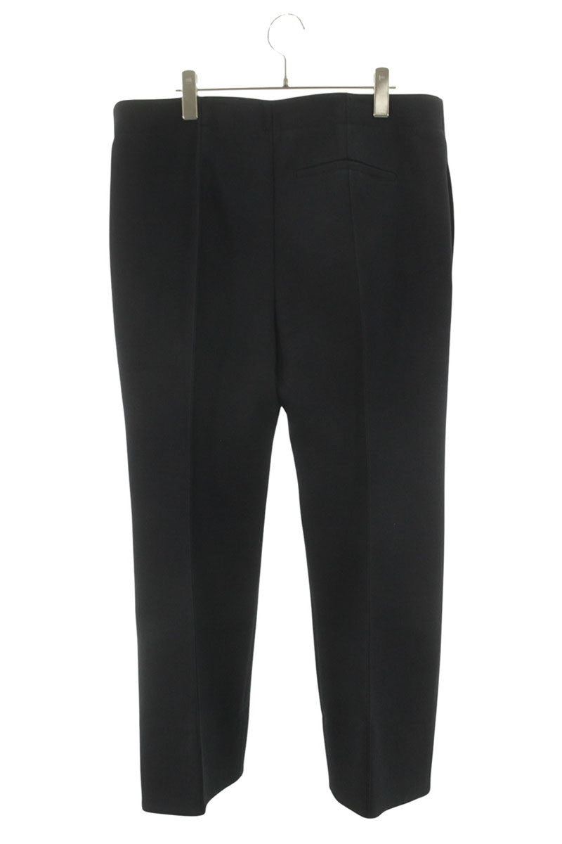 Bottega Veneta Black Curved Wool Blend Pants Size 38