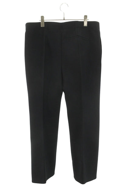 Bottega Veneta Black Curved Wool Blend Pants Size 38
