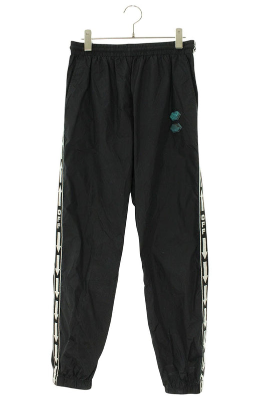 OFF-WHITE Black Nylon Jogging Pants Size 32