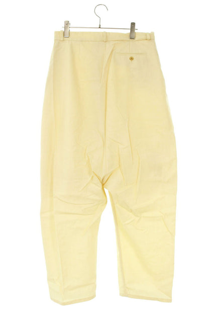 LES SIX White Wool Wide Slacks Size 28