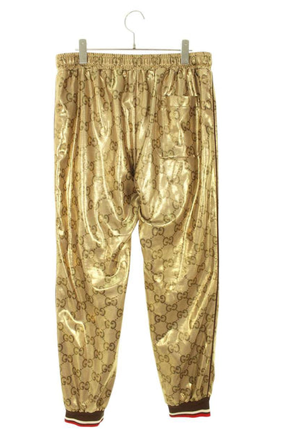 GUCCI GG All-Over Track Pants Gold Size 32