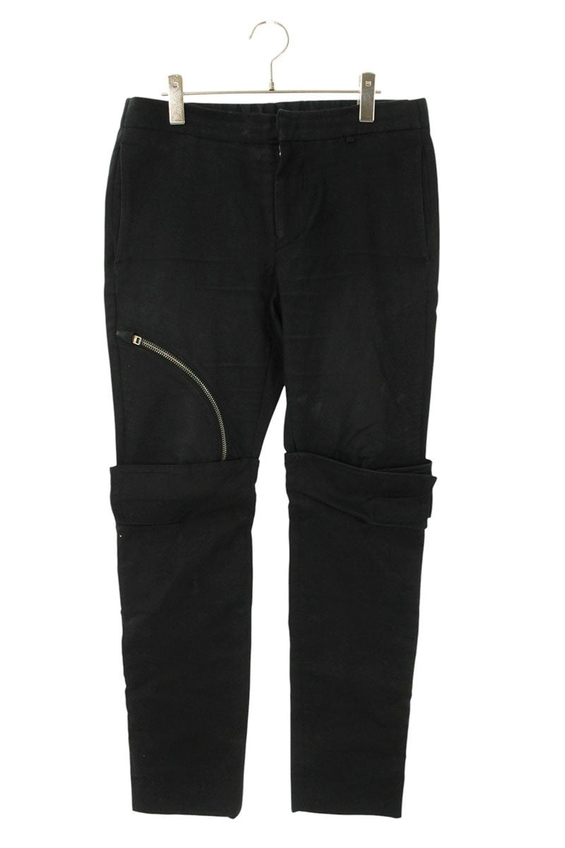 GIVENCHY Black Cotton Layered Cargo Pants Size 34