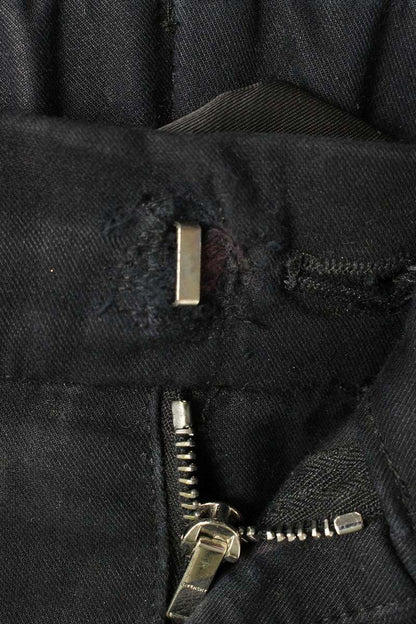 GIVENCHY Black Cotton Layered Cargo Pants Size 34