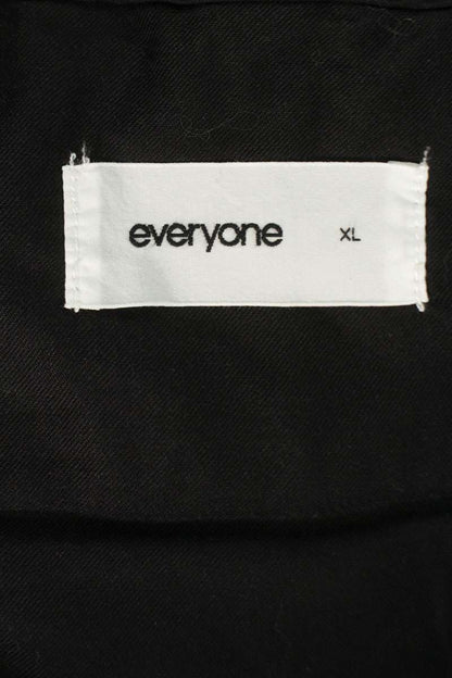 everyone Black Corduroy Belted Pants Size 36