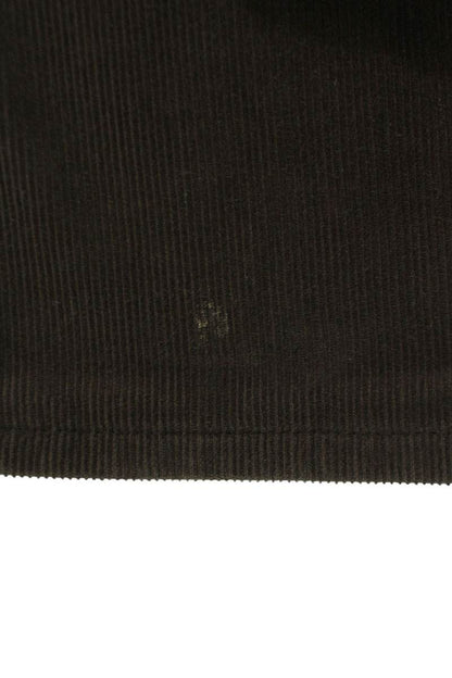 CELINE Brown Cotton Corduroy Straight Pants Size 30