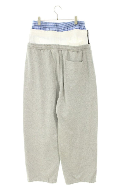 PROJECT G/R LAYERED SWEAT PANTS Gray Size 2