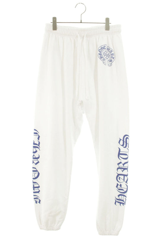 Chrome Hearts Side Logo Print Sweat Pants White Size 34