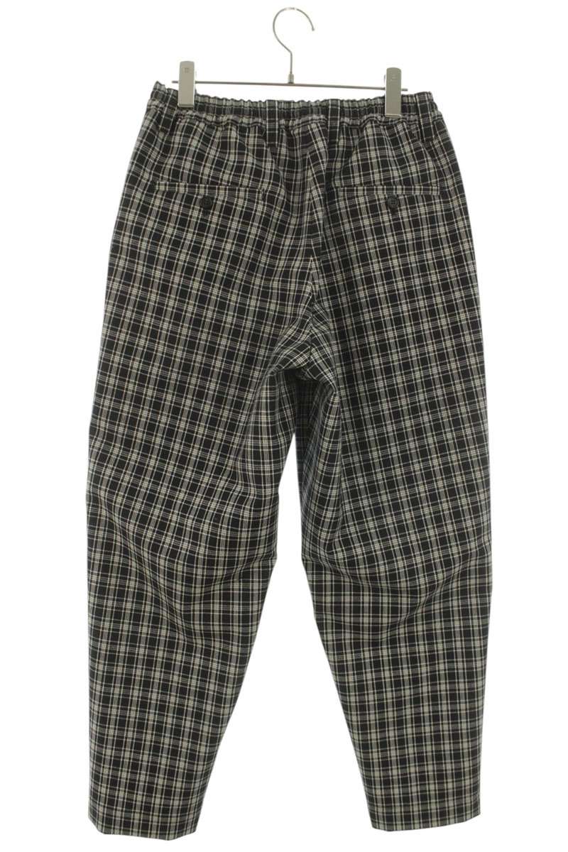 Marni 25AW Black/White Check Carrot Cut Trousers Size 32