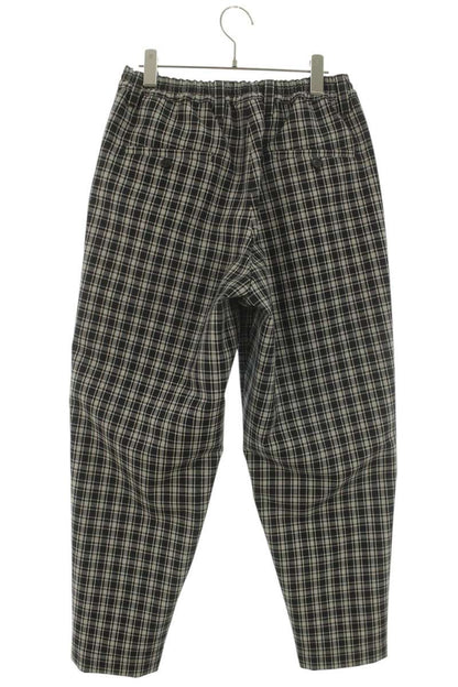 Marni 25AW Black/White Check Carrot Cut Trousers Size 32
