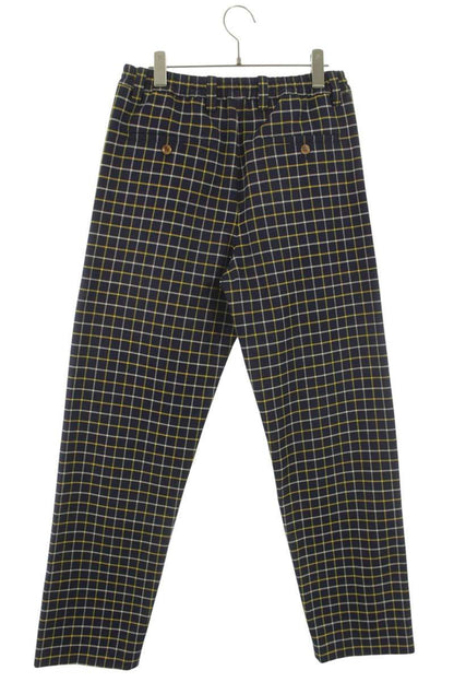 Marni 24SS Checkered Cotton Wool Blend Slacks Size 32
