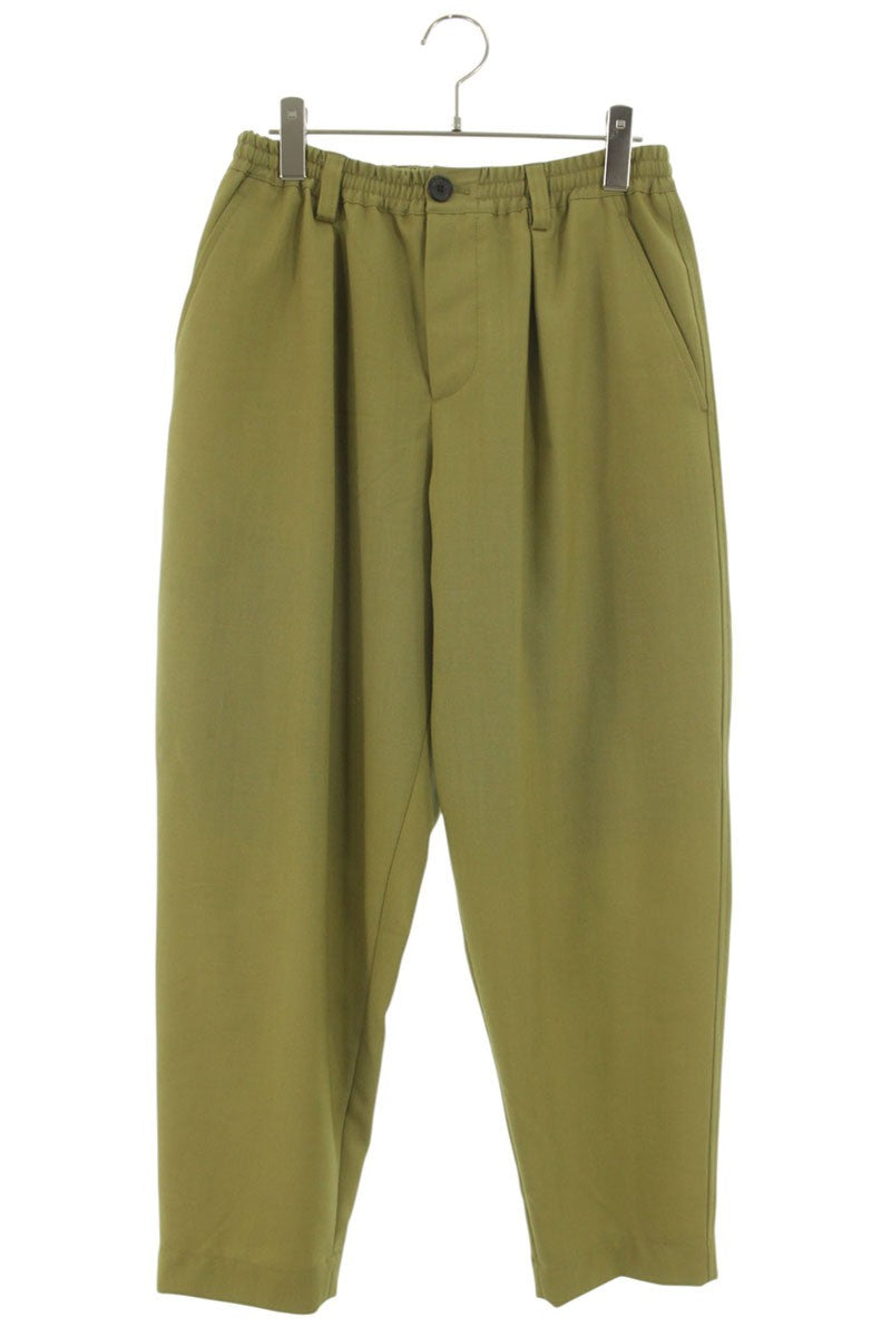 Marni Olive Wool Easy Trousers Button-Fly Size 32