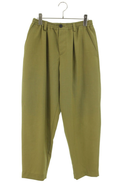Marni Olive Wool Easy Trousers Button-Fly Size 32