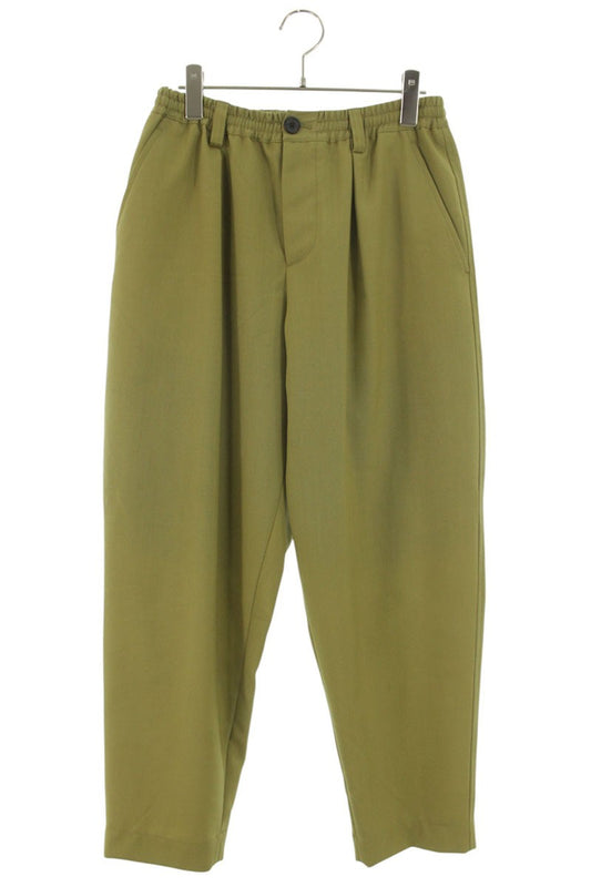Marni Olive Wool Easy Trousers Button-Fly Size 32