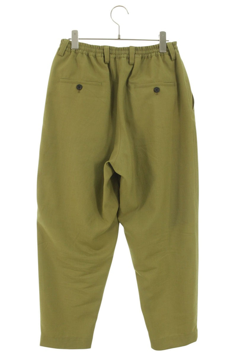 Marni Olive Wool Easy Trousers Button-Fly Size 32