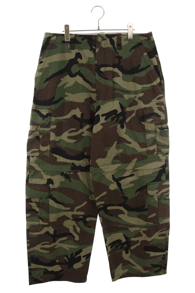 VETEMENTS 26SS Camo Zip Cargo Pants Detachable Knee Size 32