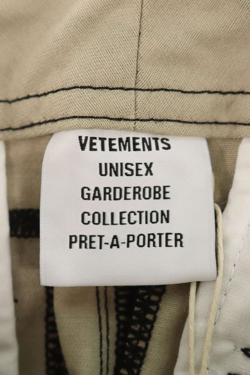 VETEMENTS 26SS Camo Zip Cargo Pants Detachable Knee Size 32
