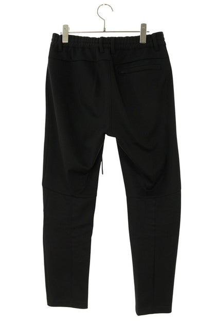 junhashimoto Black Drawcord Polyester Long Pants Size 34
