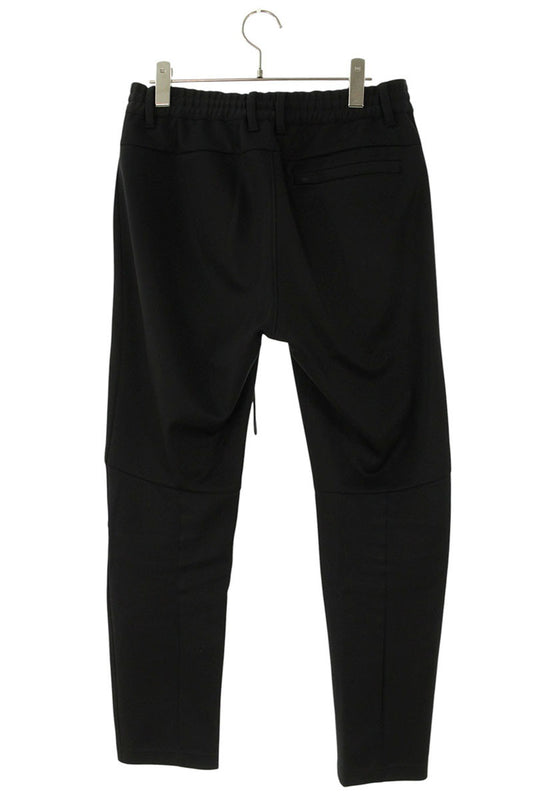 junhashimoto Black Drawcord Polyester Long Pants Size 34