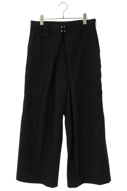 JOHNLAWRENCESULLIVAN Wool Gabardine Folded Trousers Size 33