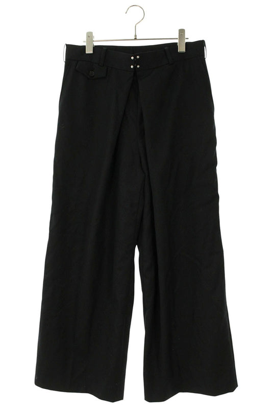 JOHNLAWRENCESULLIVAN Wool Gabardine Folded Trousers Size 33