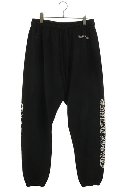 Chrome Hearts Side Logo Print Sweat Pants Black Size 36
