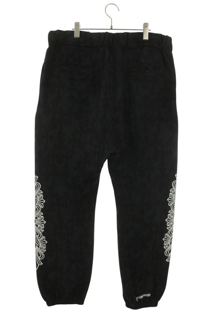 Chrome Hearts Cemetery Cross AOP Sweat Pants Black Size 38