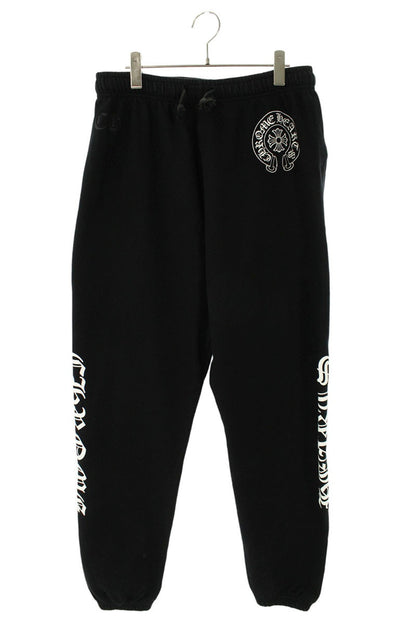 Chrome Hearts Side Logo Print Sweat Pants Black Size 34