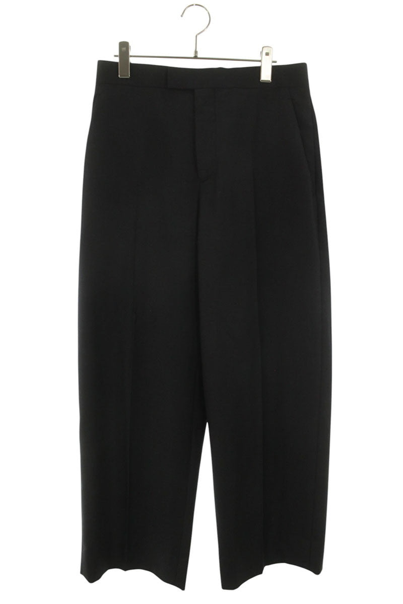 DIOR Black Wool Wide Slacks Size 32