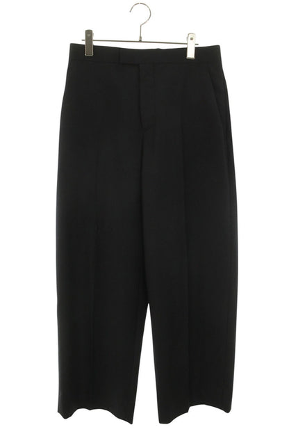 DIOR Black Wool Wide Slacks Size 32