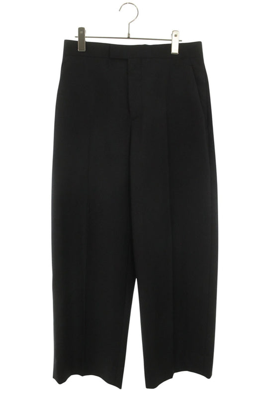 DIOR Black Wool Wide Slacks Size 32