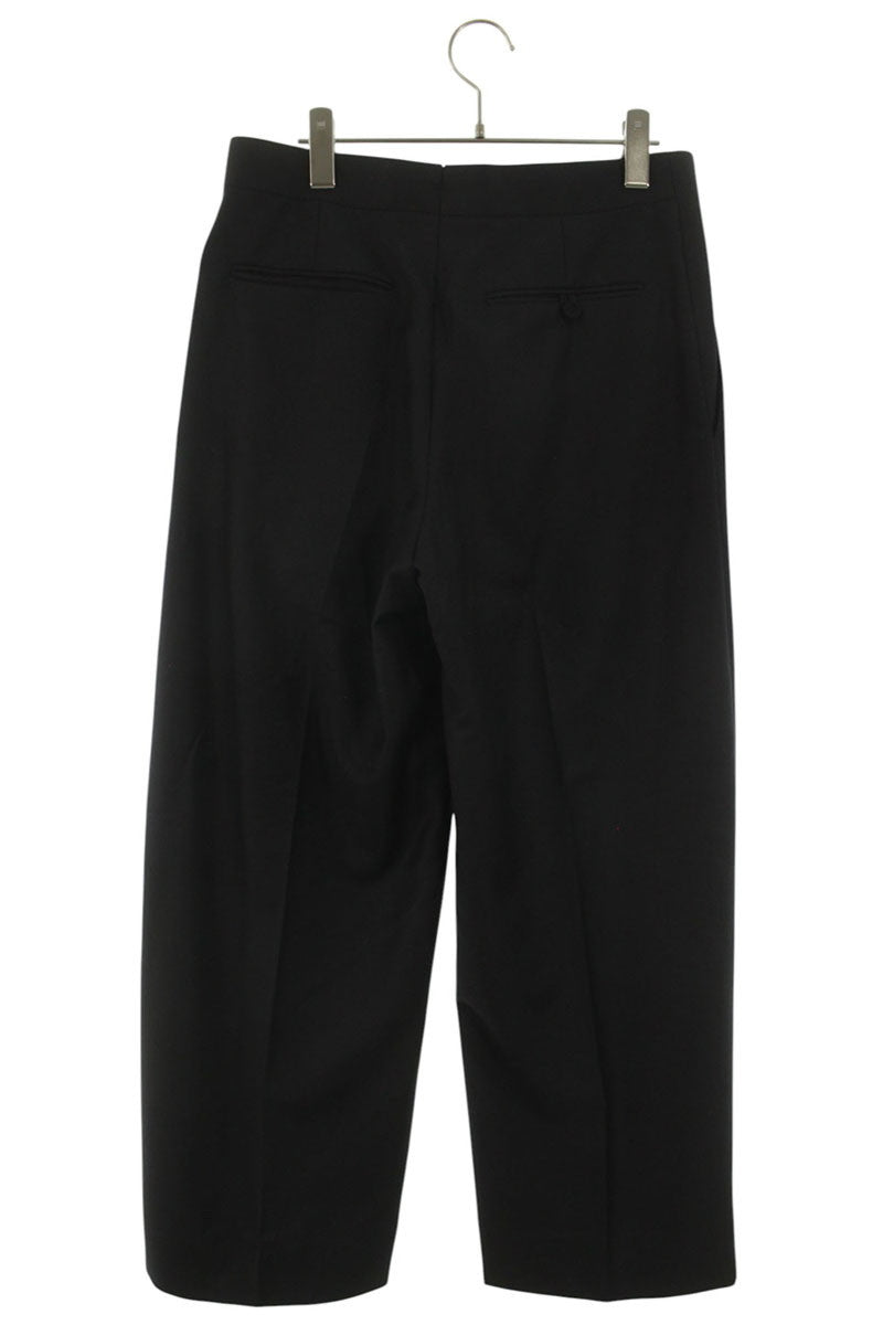 DIOR Black Wool Wide Slacks Size 32