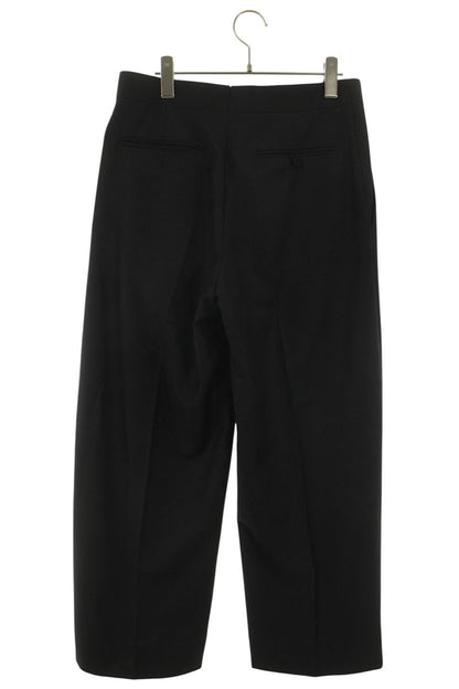 DIOR Black Wool Wide Slacks Size 32