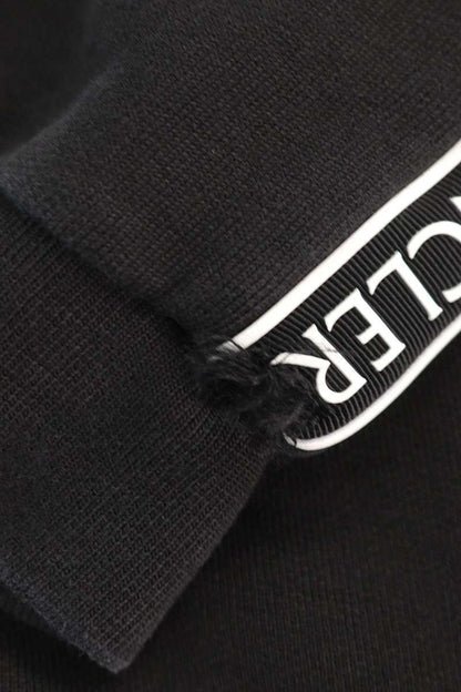 MONCLER Black White Cotton Side Logo Line Pants Size 30