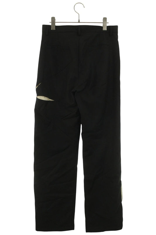 KUSIKOHC Black Wool Floral Pants Size 33