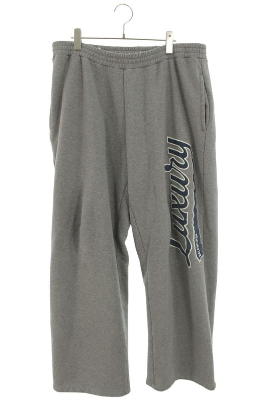 BALENCIAGA Luxury Baggy Sweatpants Gray Size 34
