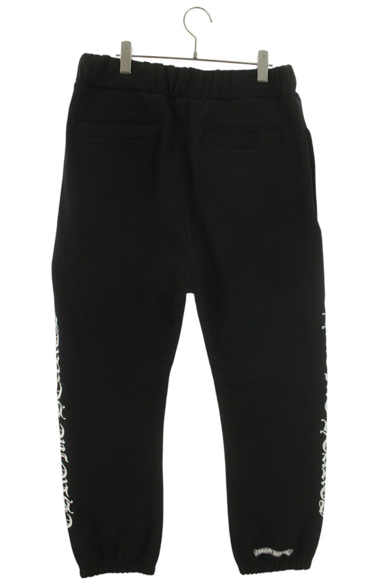 Chrome Hearts Side Logo Print Sweatpants Black Size 32